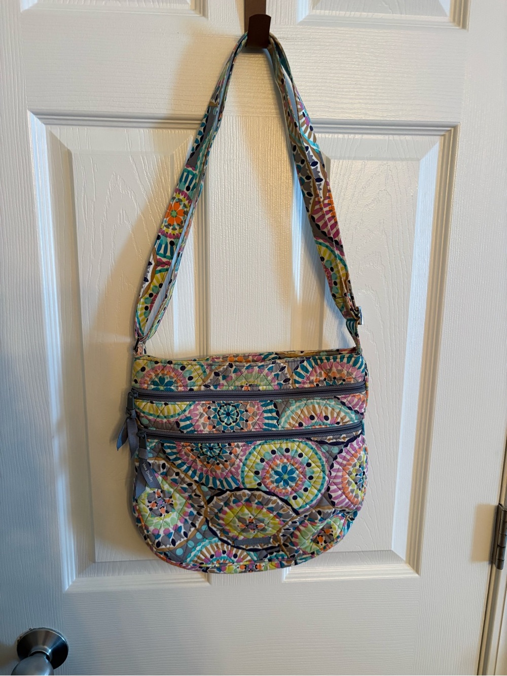 VERA BRADLEY Colorful Geometric Crossbody Bag for Women - Multicolor - Picture 2 of 5